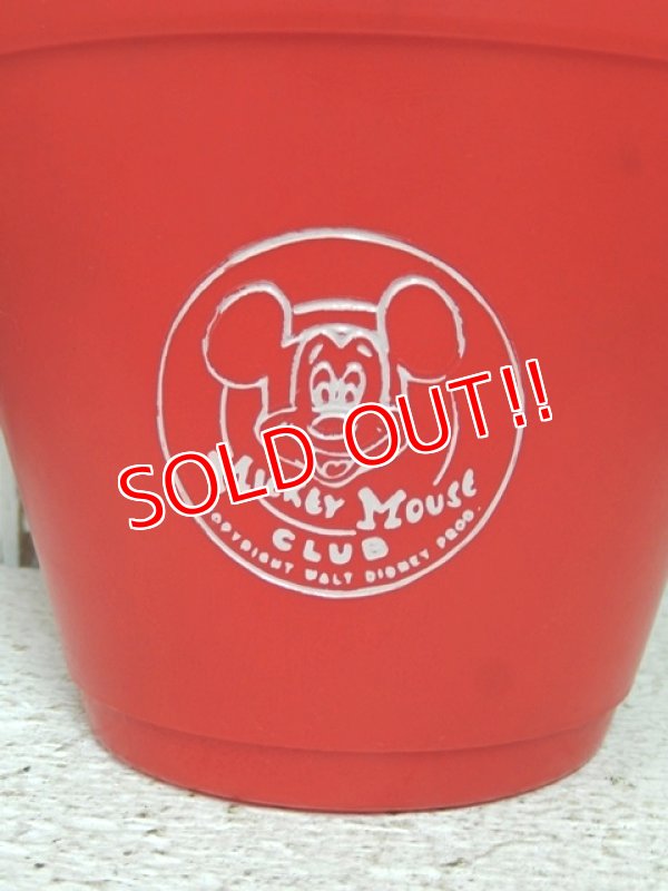 画像2: ct-141125-45 Mickey Mouse Club / Vintage Plastic Bucket