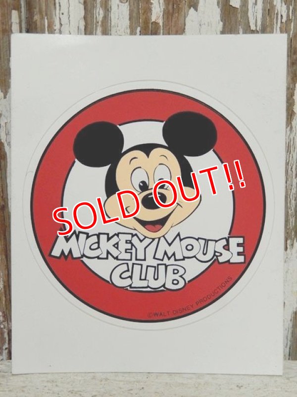 画像1: ct-141201-06 Mickey Mouse Club / 60's-70's Sticker