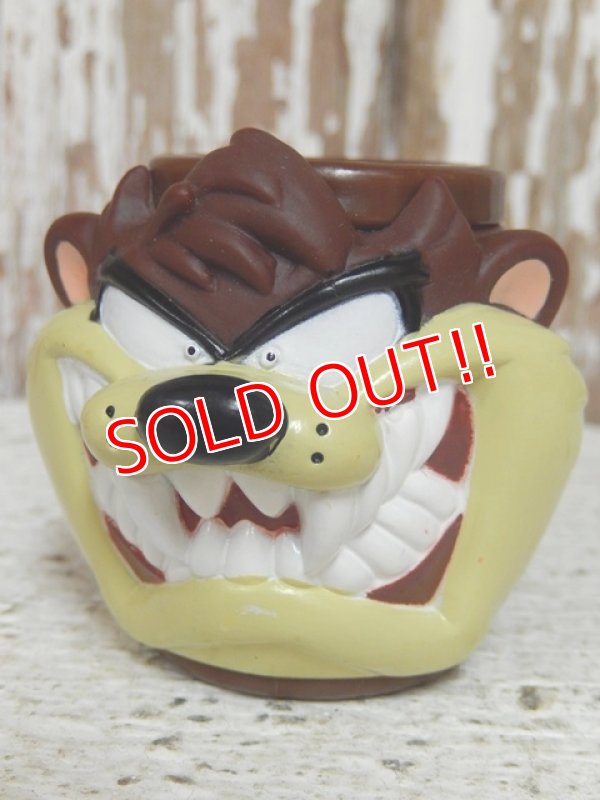 画像1: ct-140209-16 Tasmanian Devil / Six Flags 90's Mini Face Mug