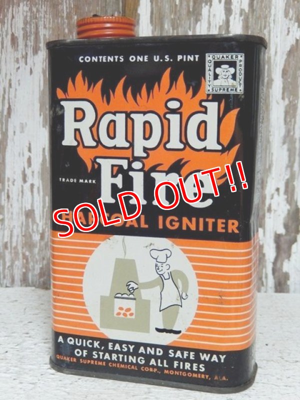 画像1: dp-141215-07 Rapid Fire / Vintage Charcoal Igniter can