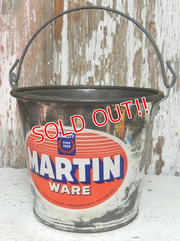 画像1: dp-141210-13 MARTIN WARE / Vintage Steel Bucket