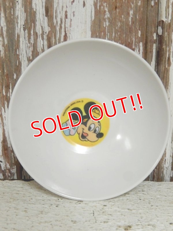 画像1: dp-141216-46 Mickey Mouse / 70's-80's Plastic Bowl