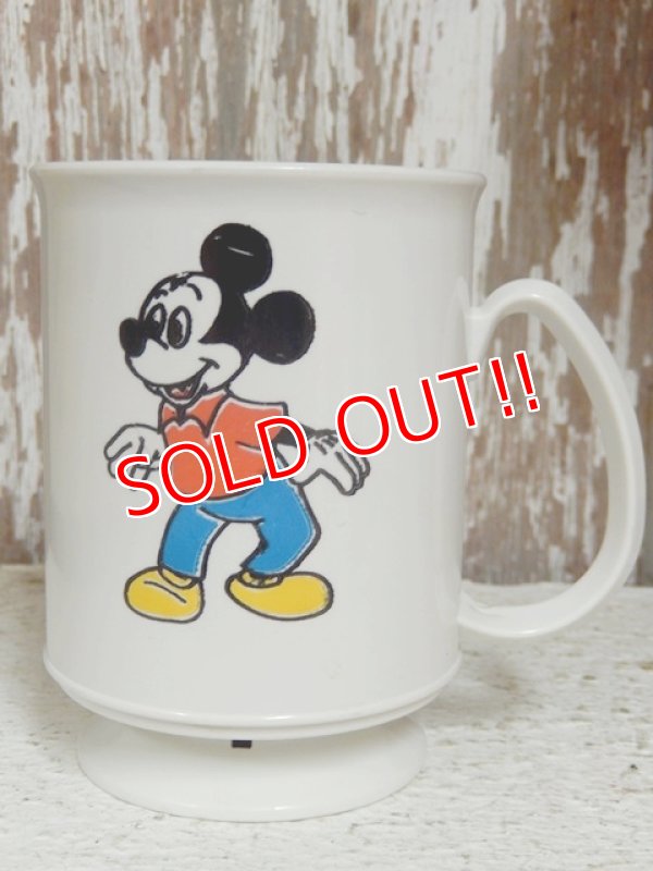 画像1: ct-141216-52 Mickey Mouse & Minnie Mouse / 70's Plastic Mug