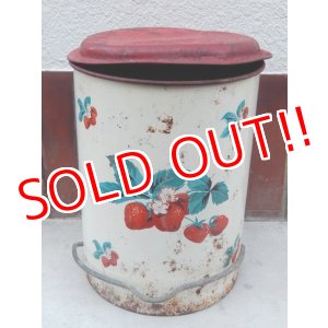 画像: dp-150101-11 Vintage Tin Trash Box