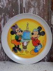 画像1: ct-141216-48 Mickey Mouse & Minnie Mouse / 70's Plastic Plate