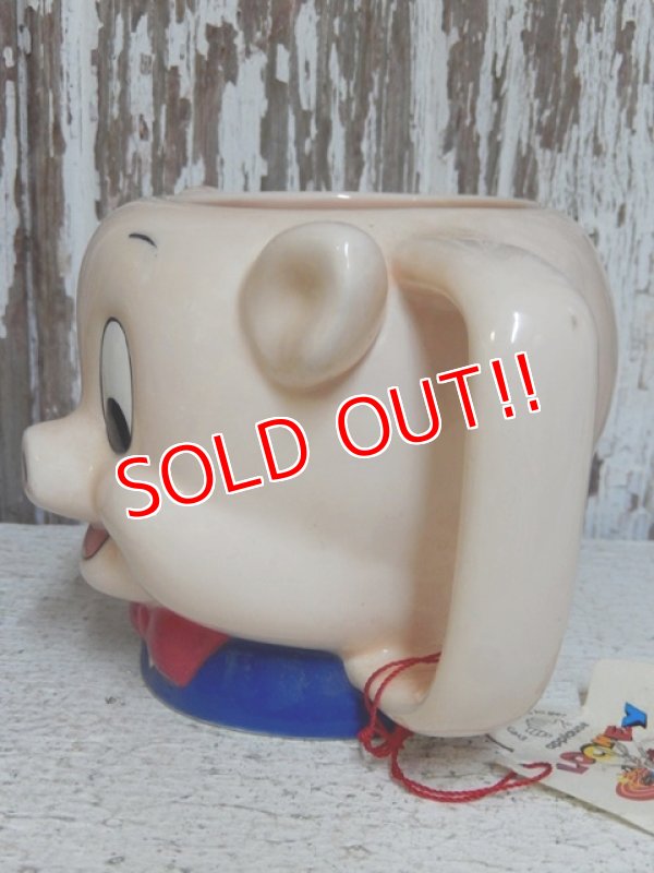 画像3: ct-150101-41 Porky Pig / Applause 1989 Ceramic Face Mug