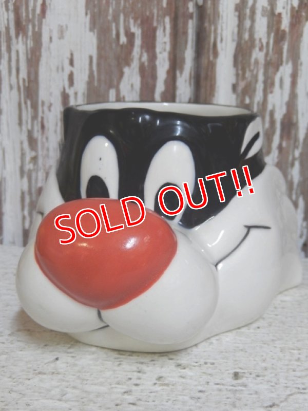 画像1: ct-150101-42 Sylvester / Applause 1989 Ceramic Face Mug