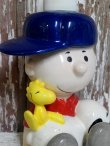 画像2: ct-150101-07 Charlie Brown  & Snoopy / Ceramic Soap Bottle