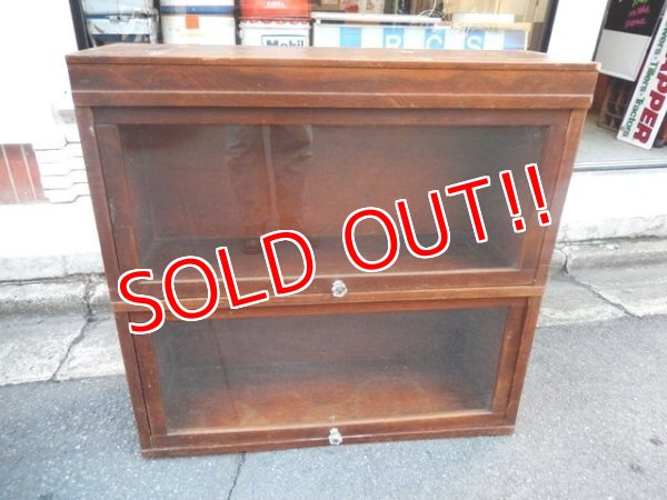 画像1: dp-141215-07 Vintage Wood Cabinet