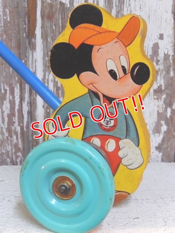 画像5: ct-141216-24 Mickey Mouse / The Gong Bell 50's Push Toy