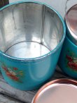 画像4: dp-150101-10 Ransburg / Vintage Turquoise blue canister 4pc