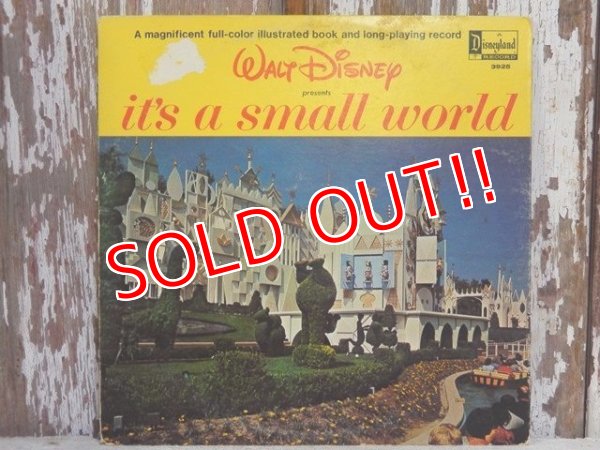 画像1: ct-150120-29 it's a small world / 70's Record