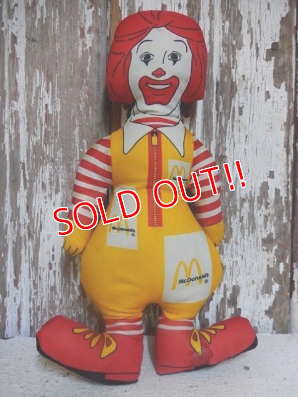 画像1: ct-150127-08 McDonald's / Ronald McDonald's 70's-80's Pillow doll (Korea)