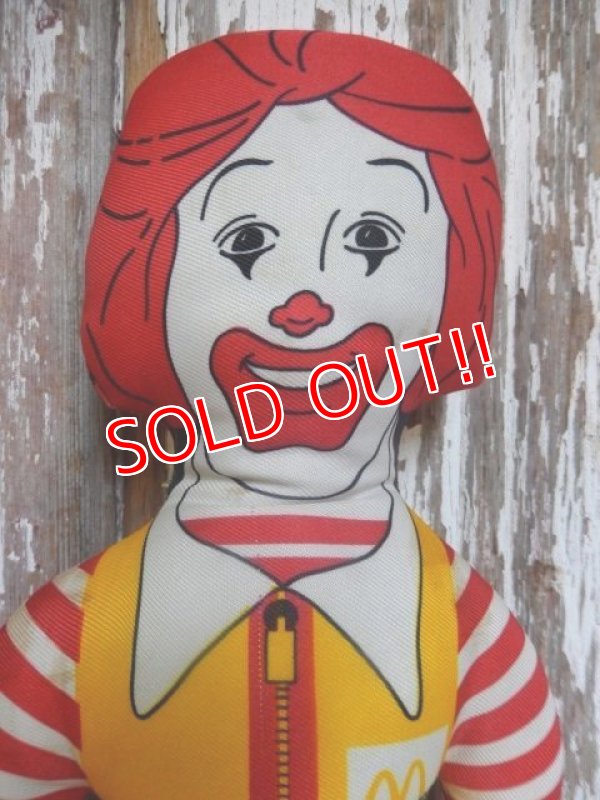 画像2: ct-150127-08 McDonald's / Ronald McDonald's 70's-80's Pillow doll (Korea)