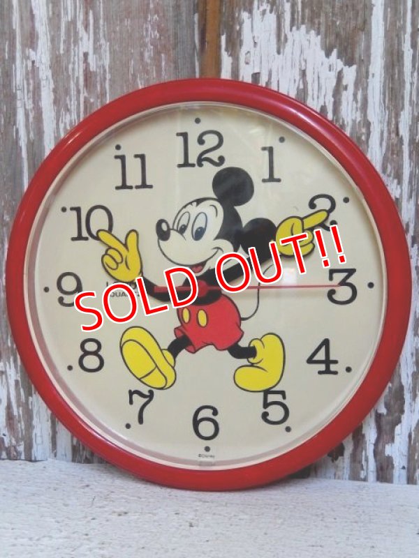 画像1: ct-150206-12 Mickey Mouse / Lorus Quartz 80's-90's Wall Clock