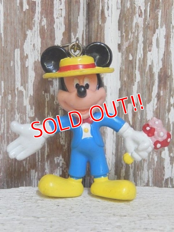 画像1: ct-141209-40 Mickey Mouse / 90's Bendable Keychain