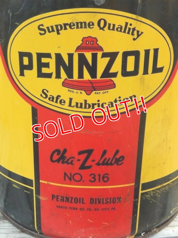 画像2: dp-150302-09 Pennzoil / 60's Oil Can