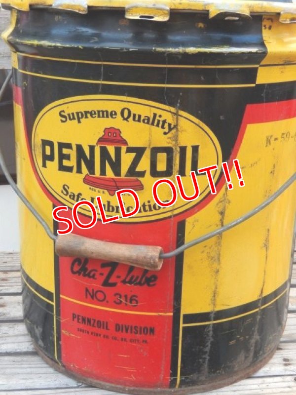 画像3: dp-150302-09 Pennzoil / 60's Oil Can