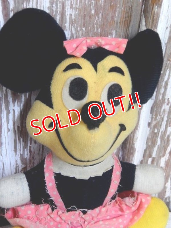 画像2: ct-150302-39 Minnie Mouse / 70's Plush Doll