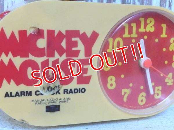 画像3: ct-150302-42 Mickey Mouse / 80's Alarm Clock Radio