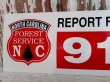 画像2: ct-150217-08 Smokey Bear / Sticker "Report Forest Fires! 911"