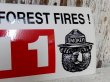 画像3: ct-150217-08 Smokey Bear / Sticker "Report Forest Fires! 911"