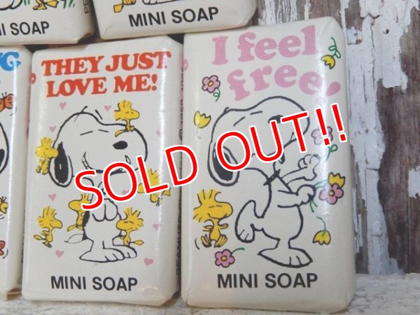 画像4: ct-150302-74 Snoopy / 70's MINI SOAP 7pc set