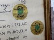 画像5: dp-150302-04 TEXACO / 40's Certificare of First Aid Instructions Frame