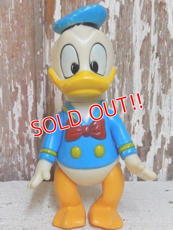 画像1: ct-150310-43 Donald Duck / 70's-80's Soft Vinyl Doll