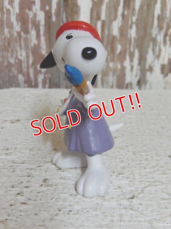 画像2: ct-150311-17 Snoopy / Schleich PVC "Painter"