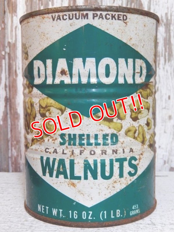 画像1: dp-150311-09 DIAMOND WALNUTS Tin Can