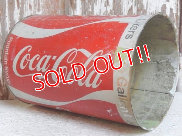 画像4: dp-150317-17 Coca Cola / 1 Gallon Fountain Syrup Can