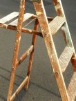 画像6: dp-150317-03 Vintage Wood Step Ladder (Large)