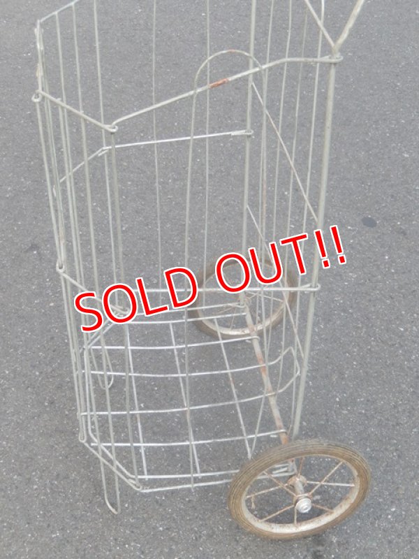 画像2: dp-150317-15 DENNIS MITCHELL INDUSTRIES / Vintage Folding Shopping Cart