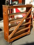 画像4: dp-150317-07 Vintage Wood Shelf Cart
