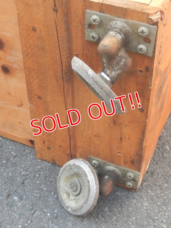 画像8: dp-150317-07 Vintage Wood Shelf Cart