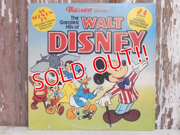 画像1: ct-150401-01 The Greatest Hits Walt Disney / 70's Record
