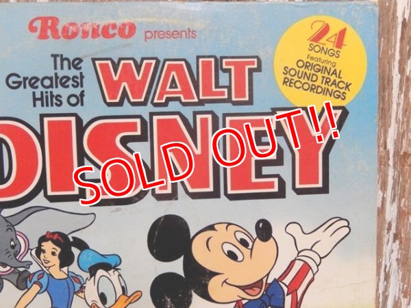 画像2: ct-150401-01 The Greatest Hits Walt Disney / 70's Record