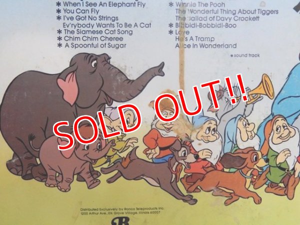 画像5: ct-150401-01 The Greatest Hits Walt Disney / 70's Record