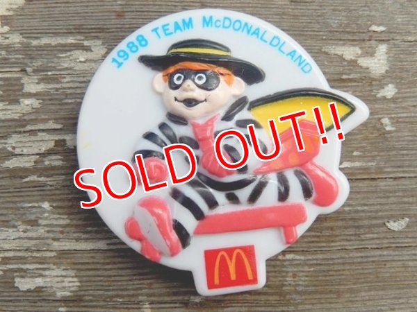 画像1: ct-150407-67 McDonald's / 1988 Hamburgler Plastic Clip