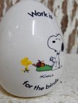 画像2: ct-150302-68 Snoopy / 70's Ceramic Egg Ornament