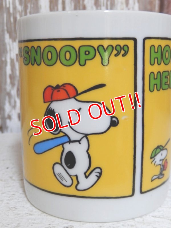 画像3: ct-150428-09 Snoopy / 70's-80's Mug "Baseball"