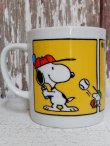 画像1: ct-150428-09 Snoopy / 70's-80's Mug "Baseball"