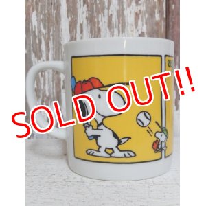 画像: ct-150428-09 Snoopy / 70's-80's Mug "Baseball"