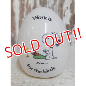 画像: ct-150302-68 Snoopy / 70's Ceramic Egg Ornament