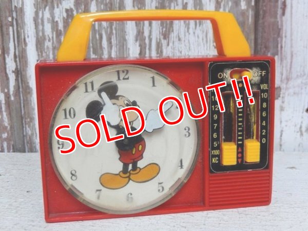 画像1: ct-150505-47 Mickey Mouse / ILLCO 80's Musical Box Clock