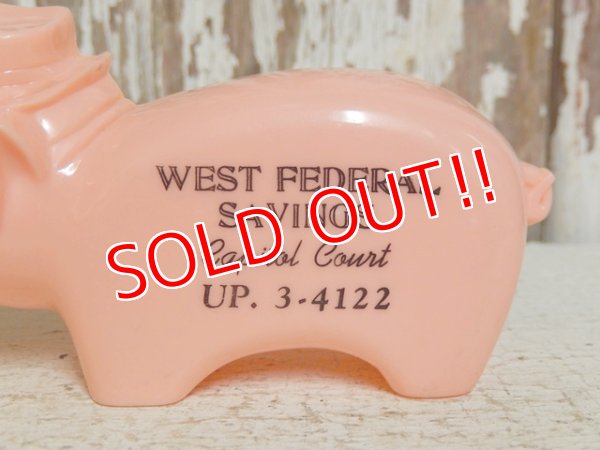 画像2: ct-150526-11 West Side Savings / Vintage Piggy Bank