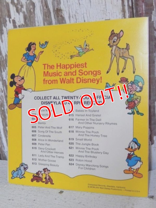 画像4: ct-150519-32 Walt Disney's / HAPPY BIRTHDAY 70's Record