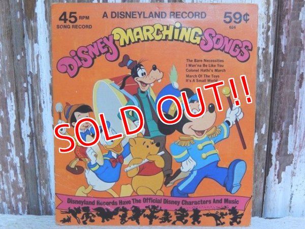 画像1: ct-150519-39 Disney Marching Songs / 70's Record