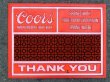 画像1: dp-150602-19 Coors / 80's Door mat